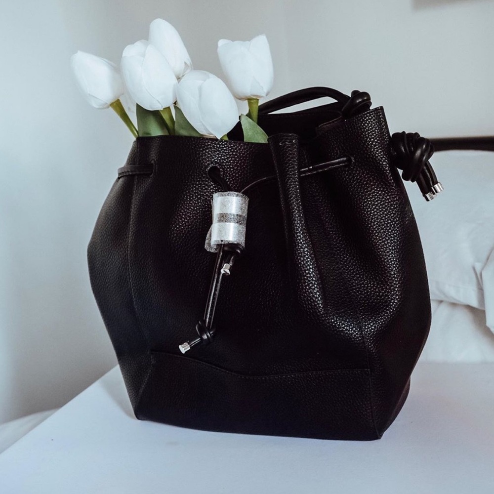 zara bucket bag